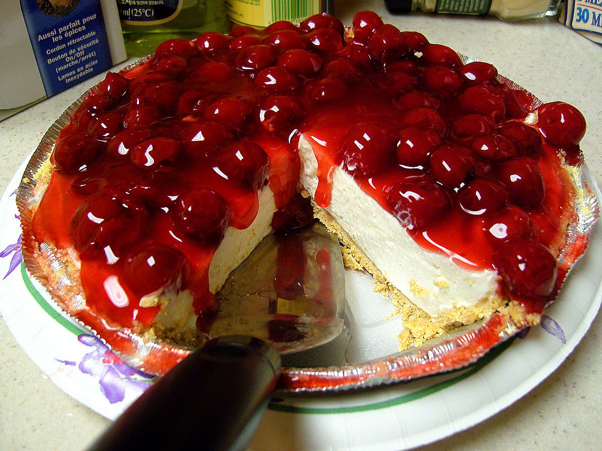 My Cherry Cheesecake "Secret recipe" | pureheartskitchen